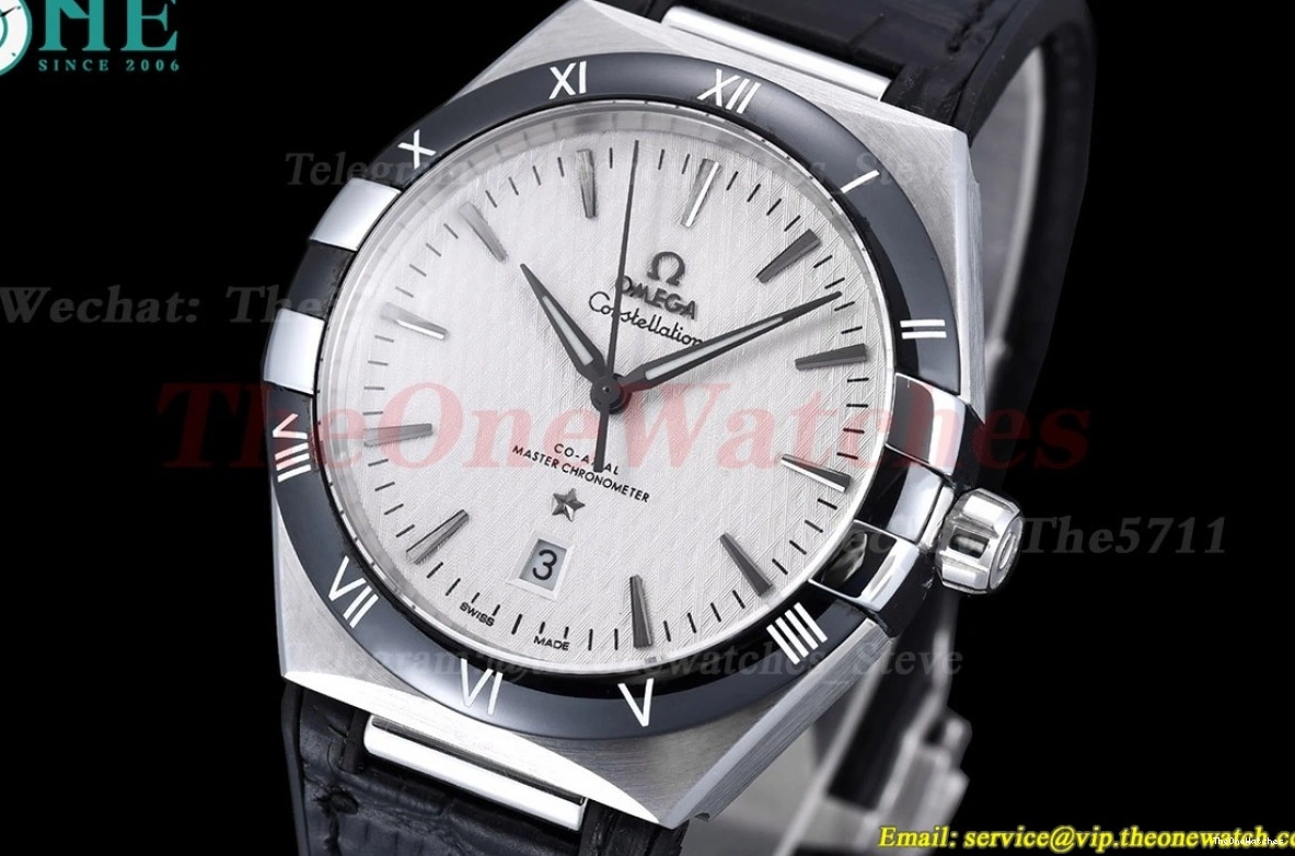 White 41mm Dial LE Constellation GDF Cer MY8215 SS 0204